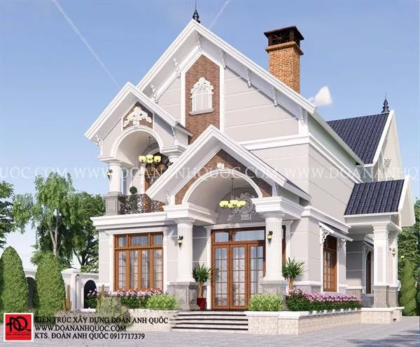 Xây nhà trọn gói Phan Thiết | Công ty Kiến trúc - Xây dựng Đoàn Anh Quốc . Thi công trọn gói nhà cấp 4 mái thái gác lửng 8x17m